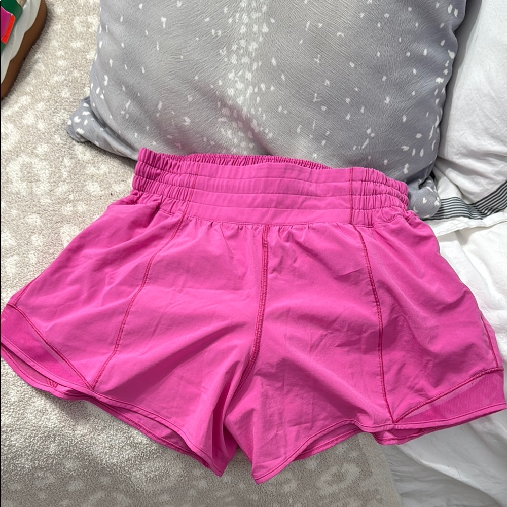 lululemon athletica Hot Pink Athletic Shorts